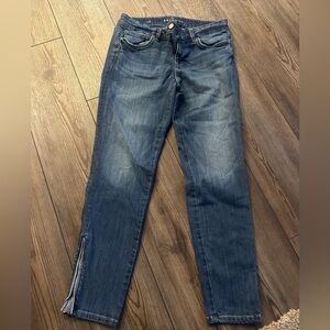 WHbM skinny jeans zip ankle